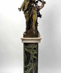 Figure en bronze Melodie D&rsquo;Albert Ernest Carrier Belleuse XIXème siècle
