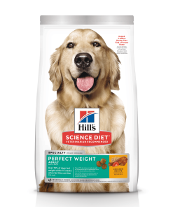 Nourriture pour Chien Adulte Poids Parfait au Poulet, 11.3 Kg – Perfect Weight – Science Diet