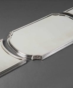 LAPPARRA Surtout de table miroirs en trois parties époque XXe vers 1930/40