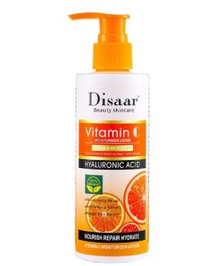 Disaar Beauty Lotion hydratante blanchissante à la vitamine C 230g