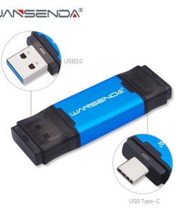 WANSENDA-clé USB 3.0 TYPE C, clé USB 512 go, 256 go, 128 go, 64 go, 32 go, 16 go, stylo de stockage externe pour Android/PC