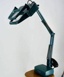 Lampe double loupe Gruber à étau