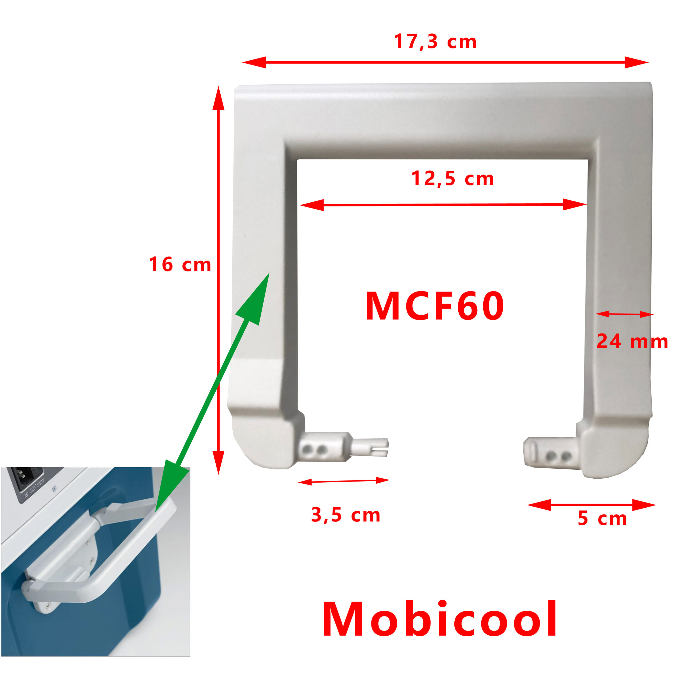 Poignée MCF60 Mobicool