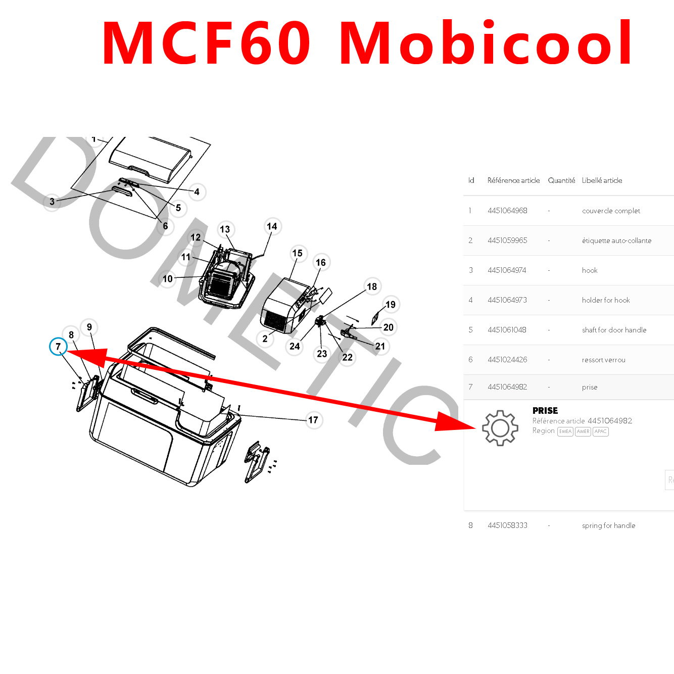 Poignée MCF60 Mobicool – Image 3