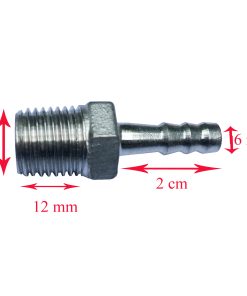 Raccord air embout male 6 mm et femelle de 1/4 pouces